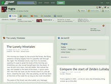 Tablet Screenshot of hugna.deviantart.com
