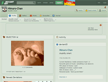Tablet Screenshot of himuro-chan.deviantart.com
