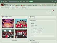 Tablet Screenshot of bisp0.deviantart.com
