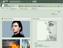 Tablet Screenshot of ibrin.deviantart.com