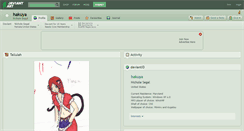 Desktop Screenshot of hakuya.deviantart.com