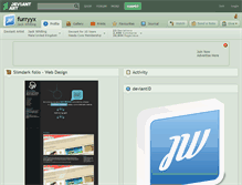 Tablet Screenshot of furryyx.deviantart.com