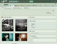 Tablet Screenshot of giamel.deviantart.com