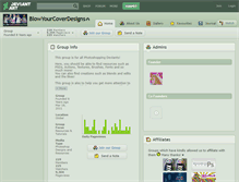 Tablet Screenshot of blowyourcoverdesigns.deviantart.com