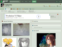 Tablet Screenshot of 9-tailed-fox.deviantart.com