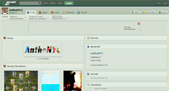Desktop Screenshot of anthony-c.deviantart.com