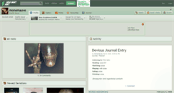 Desktop Screenshot of monomauve.deviantart.com