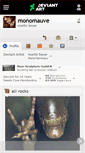 Mobile Screenshot of monomauve.deviantart.com