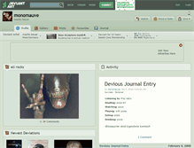 Tablet Screenshot of monomauve.deviantart.com