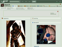 Tablet Screenshot of ddark79.deviantart.com