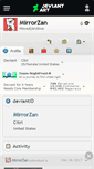 Mobile Screenshot of mirrorzan.deviantart.com