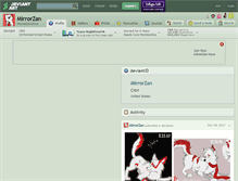 Tablet Screenshot of mirrorzan.deviantart.com