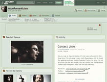 Tablet Screenshot of moonromanticism.deviantart.com
