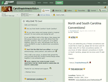 Tablet Screenshot of carolinaanimeartists.deviantart.com