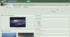 Desktop Screenshot of garcia.deviantart.com
