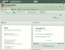 Tablet Screenshot of cherubic-defect.deviantart.com
