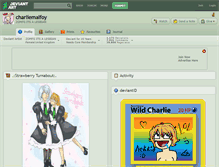 Tablet Screenshot of charliemalfoy.deviantart.com