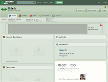 Tablet Screenshot of blobplz.deviantart.com