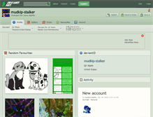Tablet Screenshot of mudkip-stalker.deviantart.com