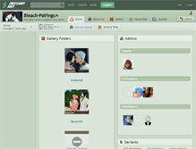 Tablet Screenshot of bleach-pairings.deviantart.com