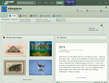Tablet Screenshot of mikesplanes.deviantart.com