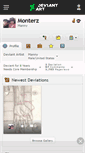 Mobile Screenshot of monterz.deviantart.com