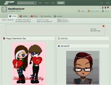 Tablet Screenshot of marathonlover.deviantart.com