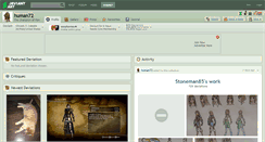 Desktop Screenshot of human72.deviantart.com