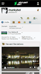 Mobile Screenshot of munkyboi.deviantart.com