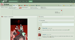 Desktop Screenshot of es-dinah.deviantart.com