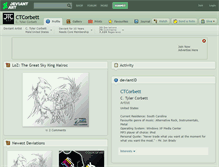 Tablet Screenshot of ctcorbett.deviantart.com