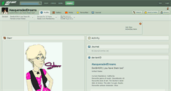 Desktop Screenshot of masqueradeddreams.deviantart.com
