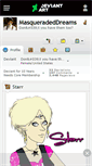 Mobile Screenshot of masqueradeddreams.deviantart.com