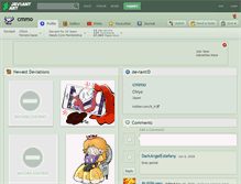 Tablet Screenshot of cmmo.deviantart.com