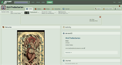 Desktop Screenshot of nickthebarbarian.deviantart.com