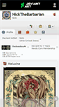 Mobile Screenshot of nickthebarbarian.deviantart.com