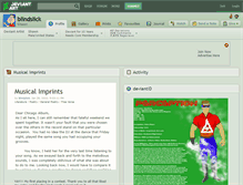 Tablet Screenshot of blindslick.deviantart.com