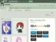 Tablet Screenshot of chaossoda.deviantart.com