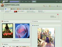 Tablet Screenshot of fashion-putitallonme.deviantart.com