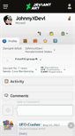 Mobile Screenshot of johnnyxdevi.deviantart.com
