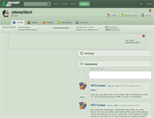Tablet Screenshot of johnnyxdevi.deviantart.com