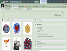 Tablet Screenshot of dr1234.deviantart.com