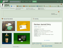 Tablet Screenshot of iakhan.deviantart.com
