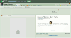 Desktop Screenshot of masterofobelisk.deviantart.com
