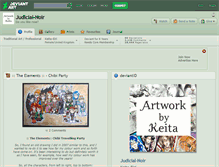 Tablet Screenshot of judicial-noir.deviantart.com
