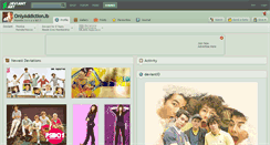 Desktop Screenshot of onlyaddictionjb.deviantart.com
