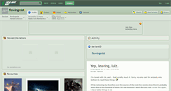 Desktop Screenshot of flowingmist.deviantart.com