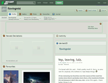Tablet Screenshot of flowingmist.deviantart.com