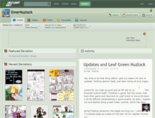 Tablet Screenshot of emernuzlock.deviantart.com