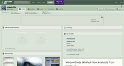 Desktop Screenshot of mikeb314.deviantart.com